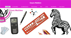 Desktop Screenshot of coursmoliere.com