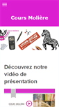 Mobile Screenshot of coursmoliere.com